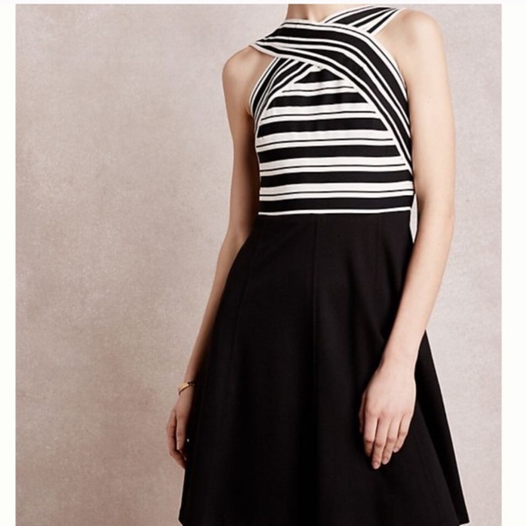 Anthropologie Maeve Crosswise Dress Size 4 - Picture 3 of 5
